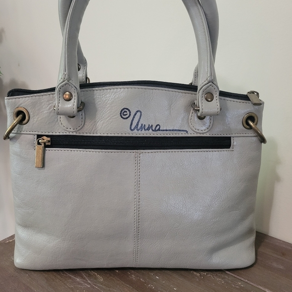 Anna By Anuschka Hand Painted Leather  Purse - Picture 6 of 9